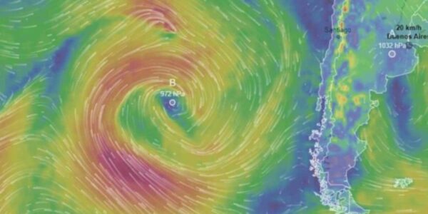 Ciclón extratropical podría favorecer lluvias en Santiago durante el fin de semana