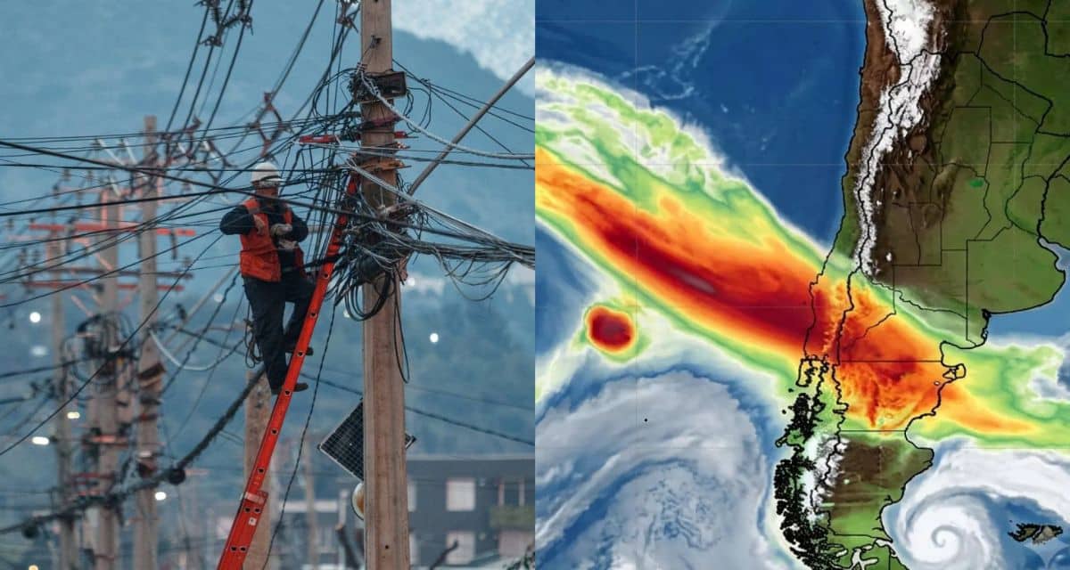 Cortes de luz podrían registrarse por lluvias y fuertes vientos asociados al sistema frontal