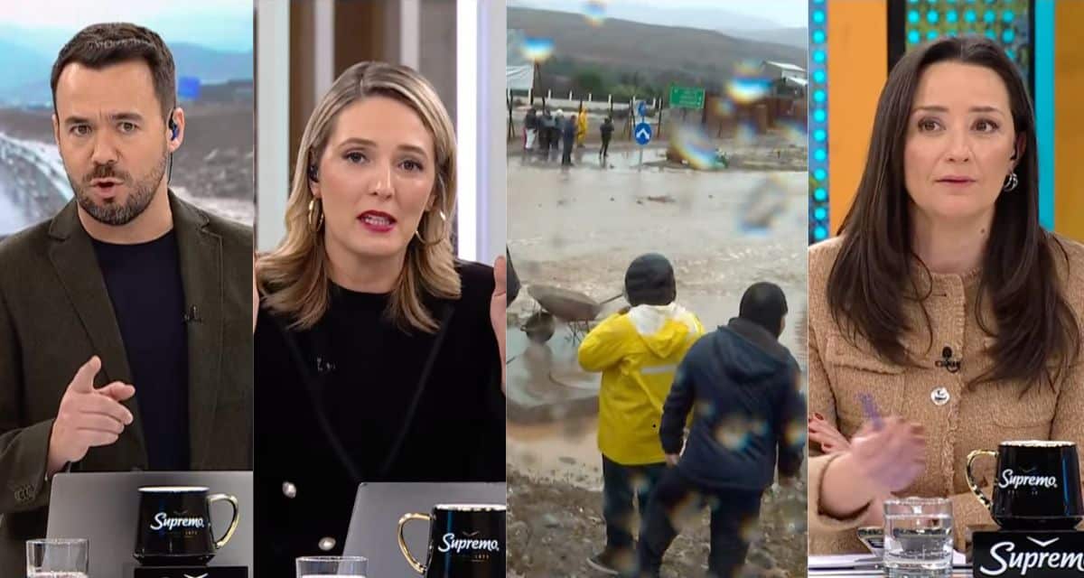 Discusión en Contigo en la mañana tras mostrar a vecinos desviando el agua en Freirina