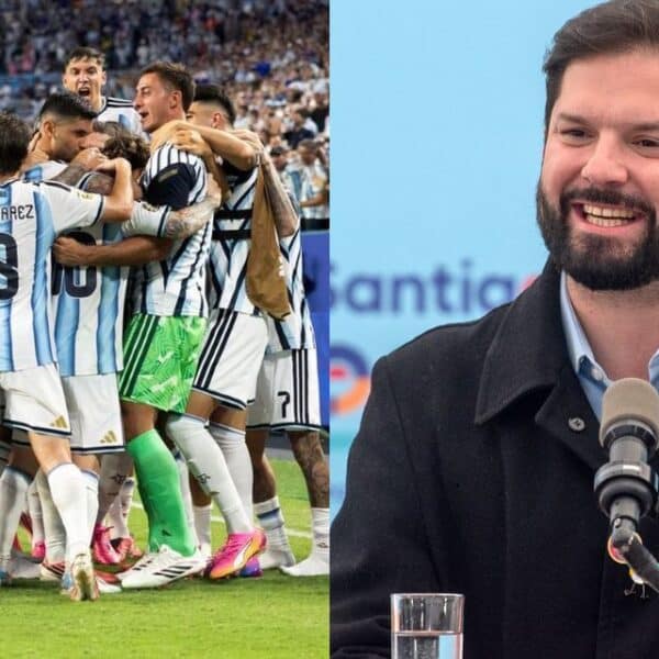 Gabriel Boric reaccionó en redes al triunfo de Argentina frente a Egipto en el Mundial 2026
