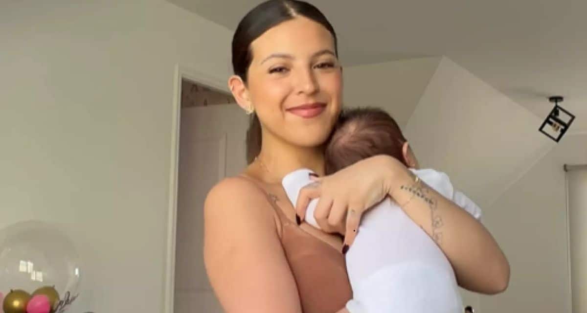 Ignacia Antonia comparte por primera vez el perfil completo de su hija Amelia en redes sociales
