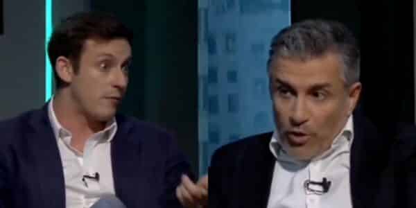 Ítalo Omegna explica su polémica teoría ante Fernando Solabarrieta en el programa Sin Filtros