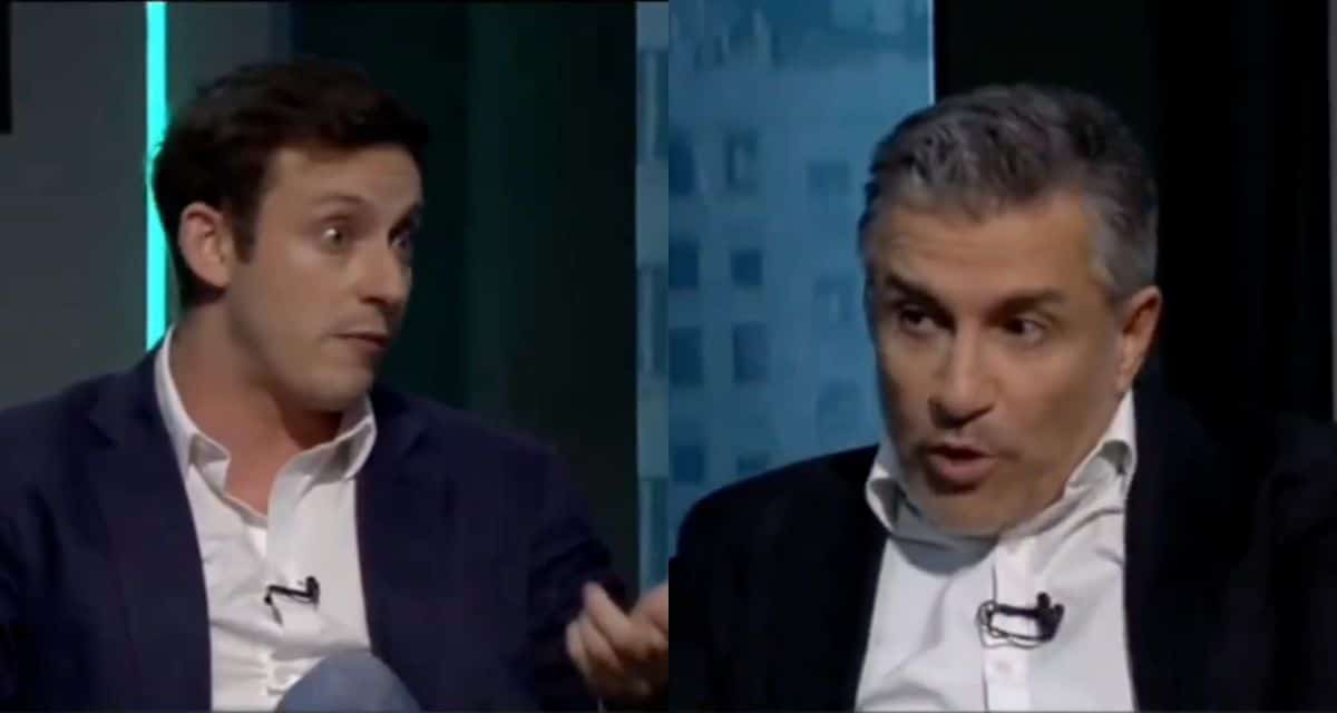 Ítalo Omegna explica su polémica teoría ante Fernando Solabarrieta en el programa Sin Filtros