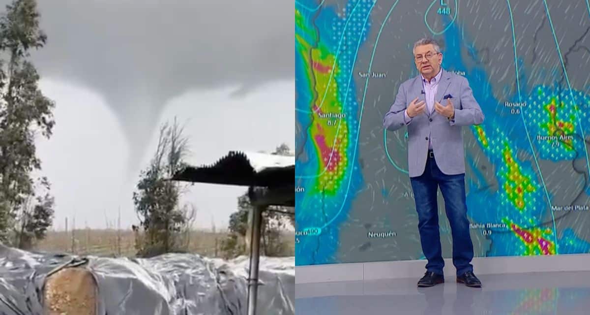 Jaime Leyton alerta por trombas marinas y posible actividad tornádica entre Maule y Biobío
