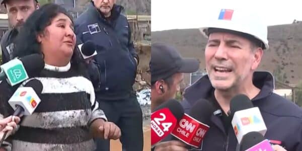 Louis de Grange conversa con vecinos afectados por el aluvión en el sector El Islón de La Serena