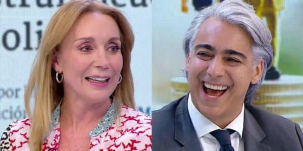 Marco Enríquez-Ominami posa con su hija Manuela, cuyo parecido con Karen Doggenweiler sorprendió en redes sociales