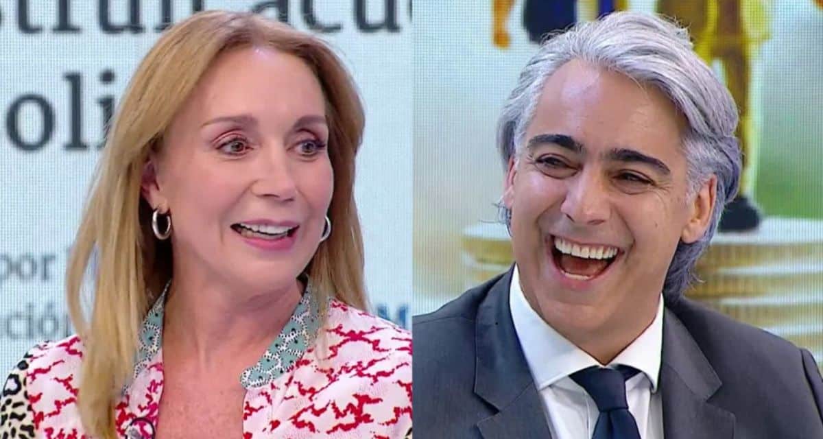 Marco Enríquez-Ominami posa con su hija Manuela, cuyo parecido con Karen Doggenweiler sorprendió en redes sociales