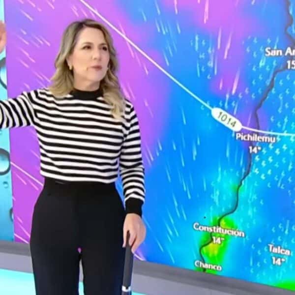 Michelle Adam entrega el pronóstico por tres nuevos sistemas frontales en Chile