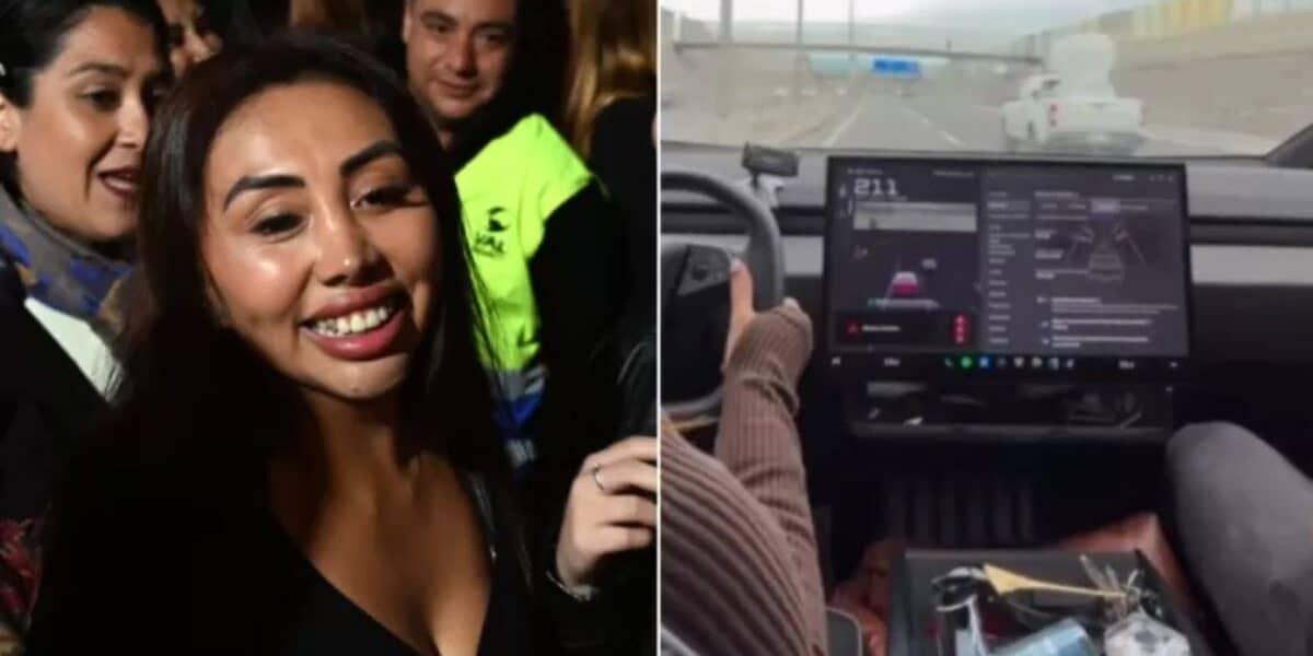 Naya Fácil responde al mensaje recibido luego de conducir su Cybertruck a 211 kilómetros por hora