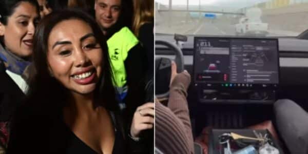 Naya Fácil responde al mensaje recibido luego de conducir su Cybertruck a 211 kilómetros por hora