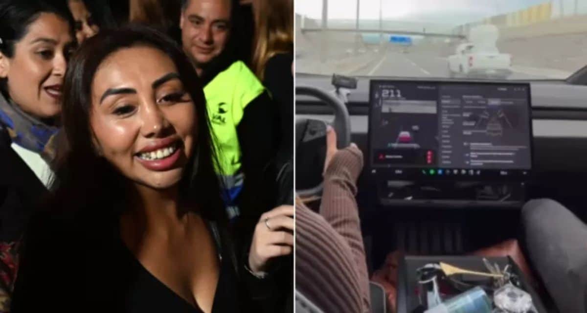 Naya Fácil responde al mensaje recibido luego de conducir su Cybertruck a 211 kilómetros por hora
