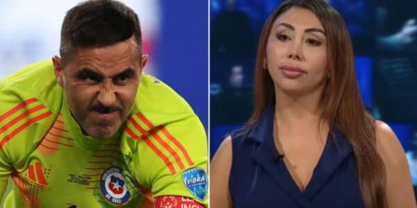 Naya Fácil y Claudio Bravo se enfrentan tras video de la influencer conduciendo a 211 km/h