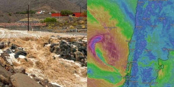 Nuevo sistema frontal en Chile afectará a varias regiones con lluvias, nevadas y vientos de hasta 110 km/h