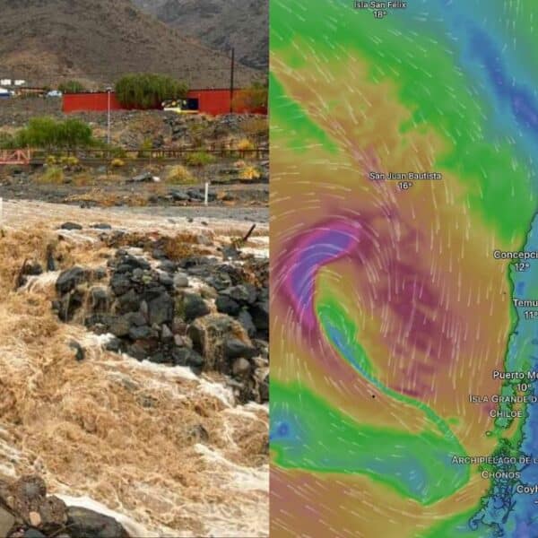 Nuevo sistema frontal en Chile afectará a varias regiones con lluvias, nevadas y vientos de hasta 110 km/h