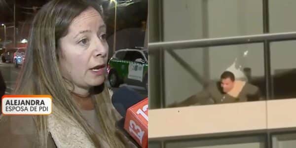 Esposa de PDI parapetado en Las Condes revela grave mensaje antes del operativo