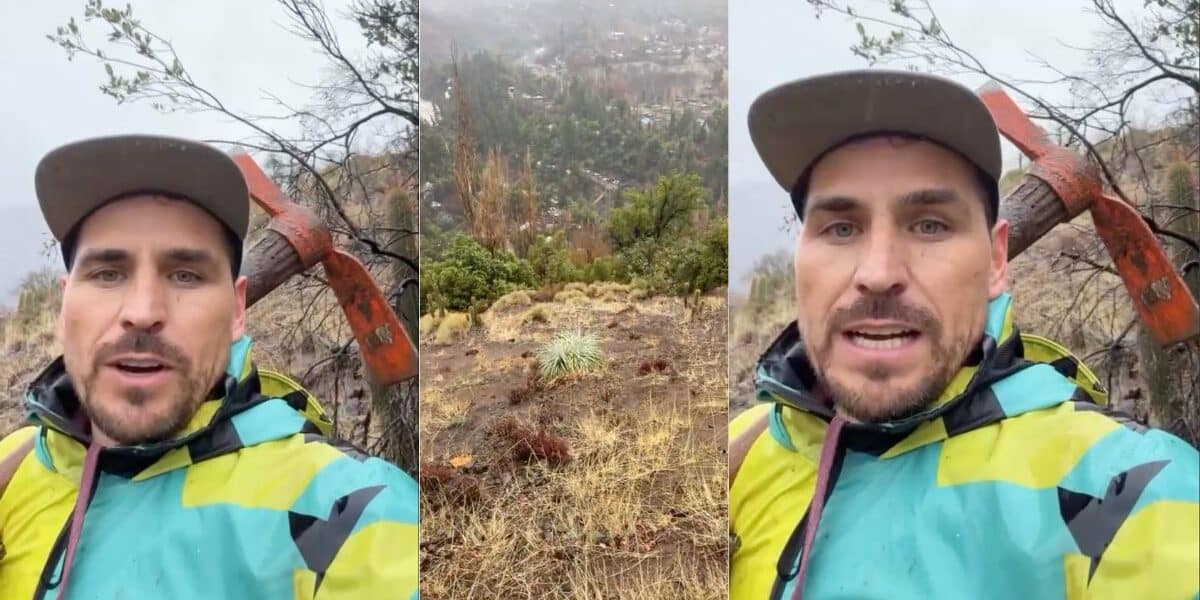 Pangal Andrade realiza trabajos preventivos ante el temporal que afecta al Cajón del Maipo