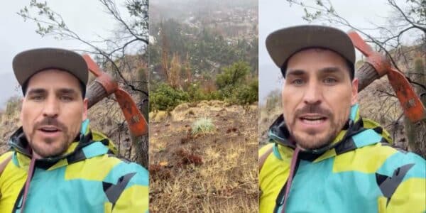 Pangal Andrade realiza trabajos preventivos ante el temporal que afecta al Cajón del Maipo