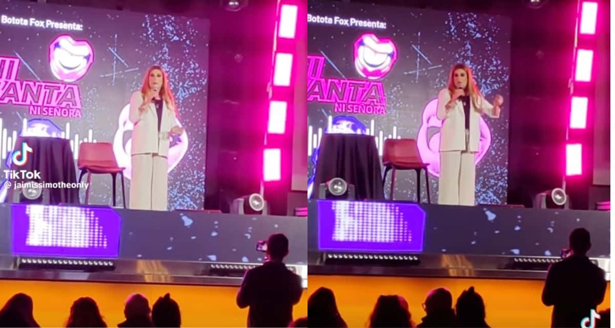 Botota Fox durante el cuestionado show realizado en el Casino Dreams de Punta Arenas