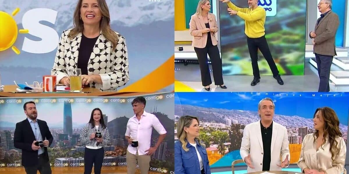 Conductores de los programas que compitieron por el rating matinal del miércoles 29 de julio
