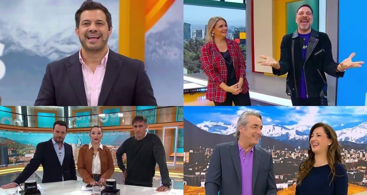 Resultados del rating matinal del 30 de julio con las cifras de Mega, Chilevisión, Canal 13 y TVN