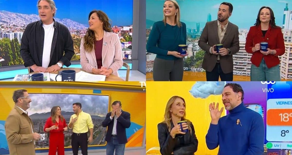 Rating matinal muestra a Mega liderando con Mucho Gusto y a TVN con importante repunte
