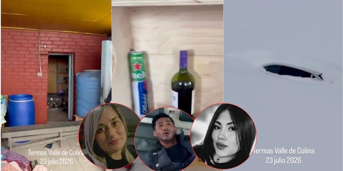 Refugio del Cajón del Maipo con alimentos, abrigo y utensilios tras el rescate de tres personas