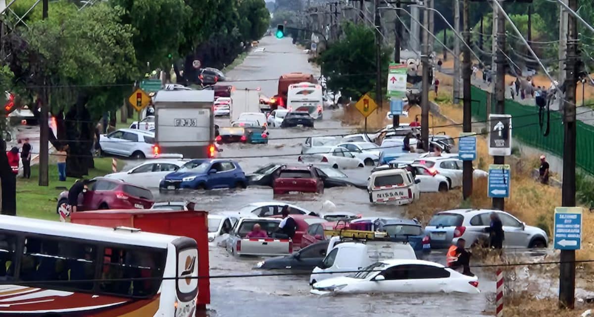 Mapa del riesgo de inundaciones en Santiago por comunas ante lluvias intensas