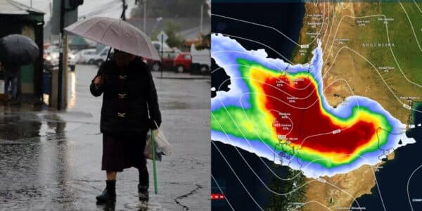 Río atmosférico asociado a un sistema frontal avanza hacia Chile con posibles lluvias intensas