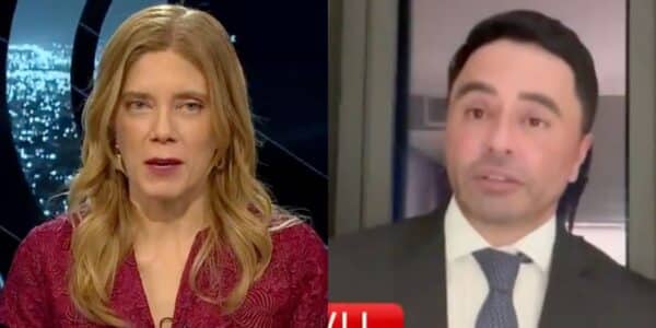 Rodolfo Carter discute con Mónica Rincón durante entrevista sobre Johannes Kaiser en CNN Prime