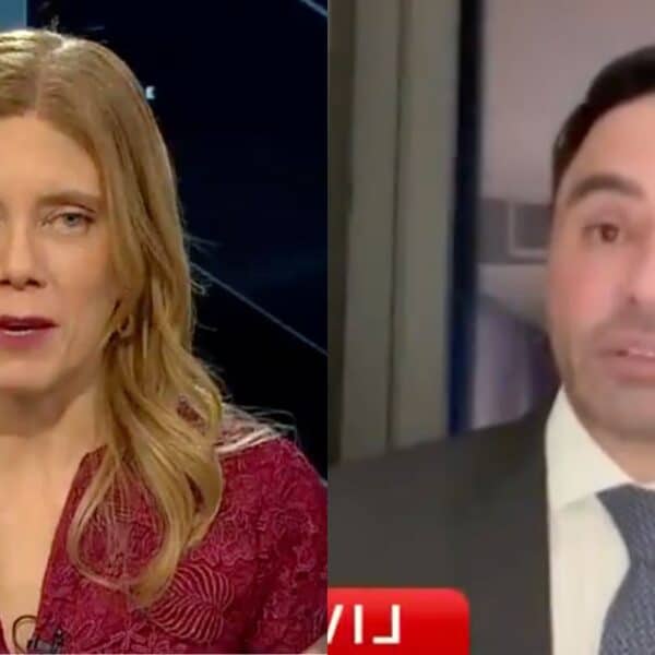 Rodolfo Carter discute con Mónica Rincón durante entrevista sobre Johannes Kaiser en CNN Prime