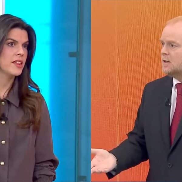 Rojo Edwards durante entrevista en T13 En Vivo sobre la propuesta para modificar el cálculo de las 40 horas