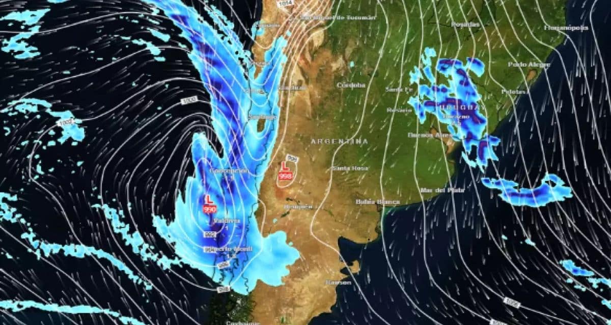 Sistema frontal combina lluvias extremas, marejadas y mareas de sicigia en la costa chilena