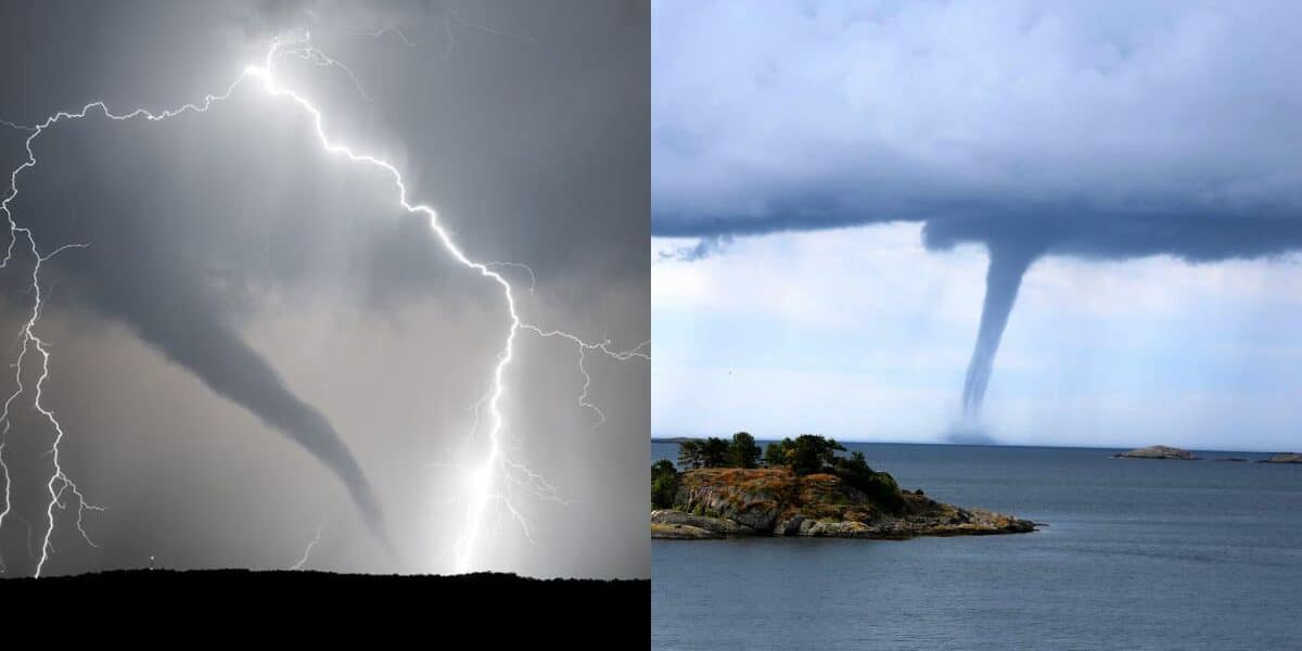 Sistema frontal avanza hacia la zona central con riesgo de tornados y trombas marinas en sectores costeros