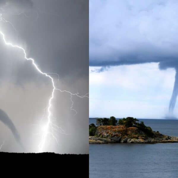 Sistema frontal avanza hacia la zona central con riesgo de tornados y trombas marinas en sectores costeros