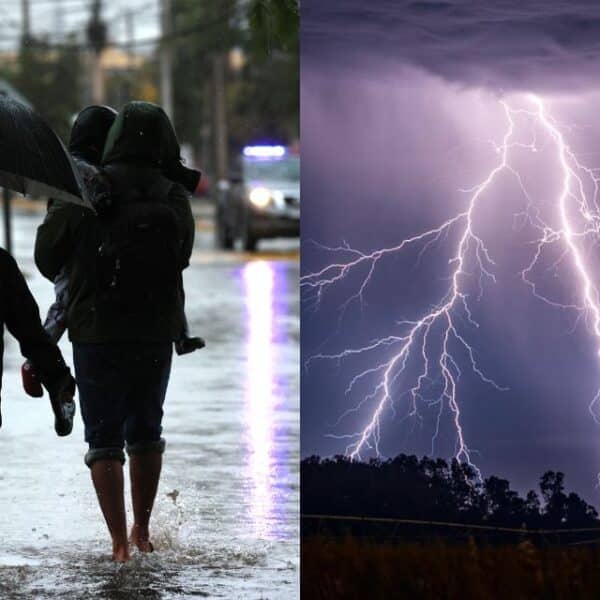 Sistemas frontales en Chile avanzan con fuertes lluvias, ráfagas de viento y tormentas eléctricas