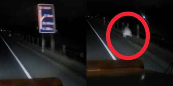 Supuesto fantasma en la Ruta 78 aparece en la berma cerca del peaje de Talagante