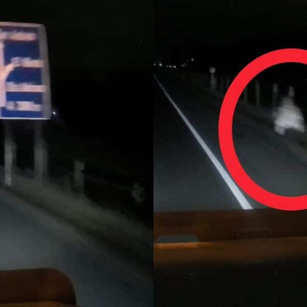 Supuesto fantasma en la Ruta 78 aparece en la berma cerca del peaje de Talagante