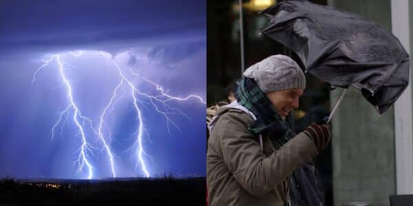 Tormentas eléctricas y fuertes rachas de viento previstas para Biobío y La Araucanía