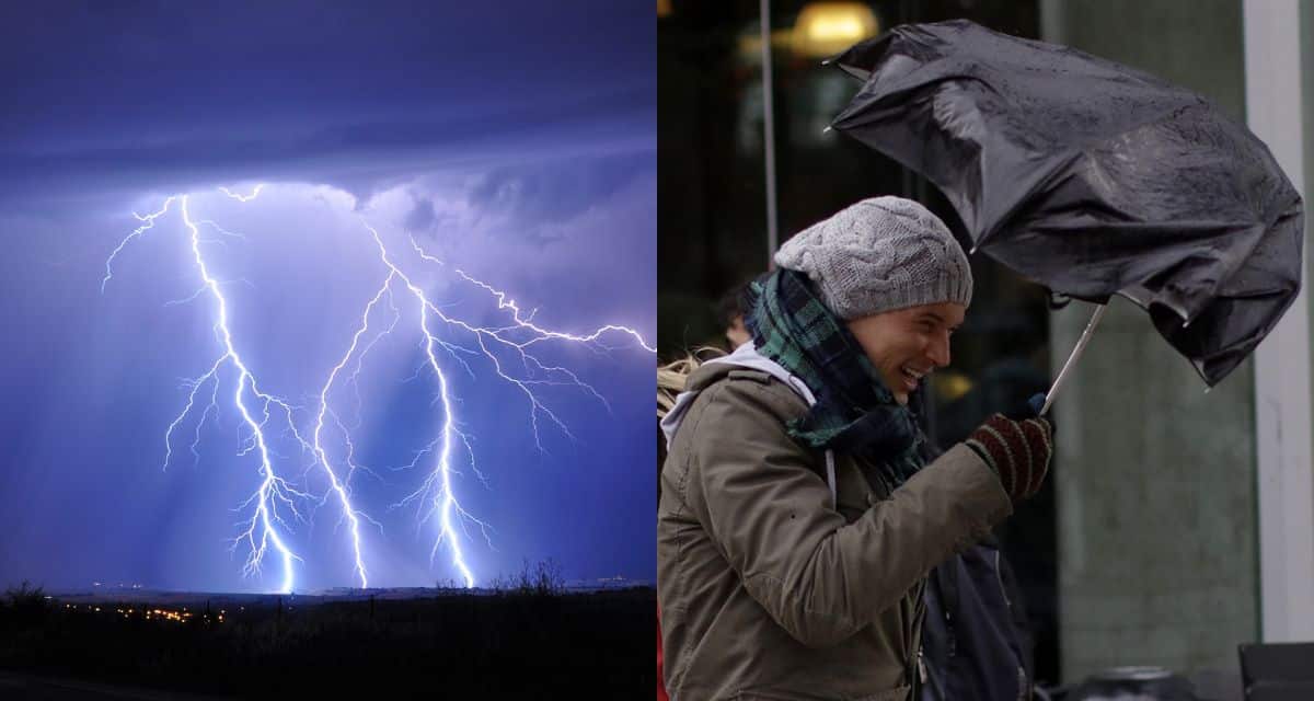 Tormentas eléctricas y fuertes rachas de viento previstas para Biobío y La Araucanía