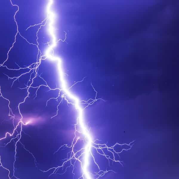 Tormentas eléctricas en Santiago acompañadas de lluvias durante la tarde del martes 21 de julio