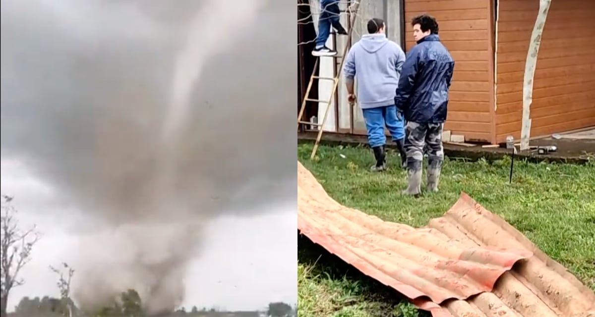 Tornado en Chillán Viejo deja una casa sin techo, árboles caídos y animales muertos en Llollinco