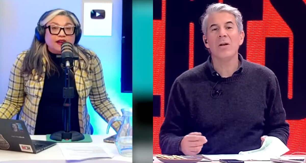Ale Valle muestra el chat de Próceres al que fue añadida junto a Daniel Stingo sin previo aviso