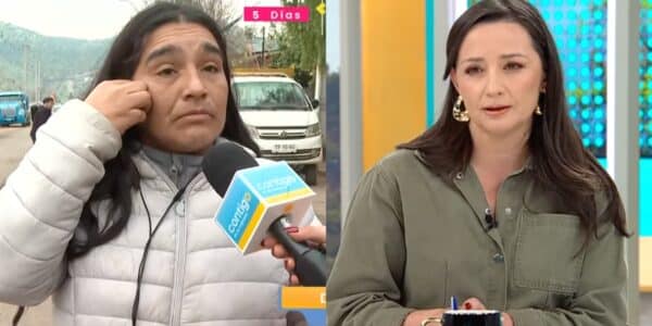 Andrea Arístegui se agarra con mujer que vive en toma.