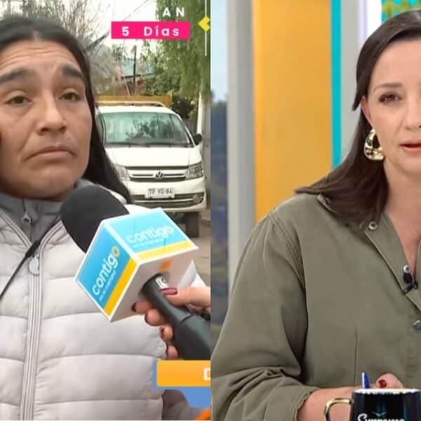 Andrea Arístegui se agarra con mujer que vive en toma.