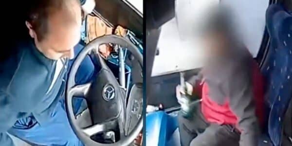 Atropello en Chiguayante captado desde el interior del bus cuyo conductor quedó en prisión preventiva