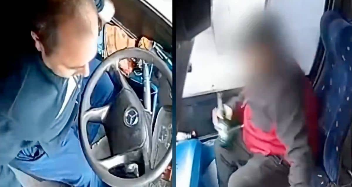Atropello en Chiguayante captado desde el interior del bus cuyo conductor quedó en prisión preventiva