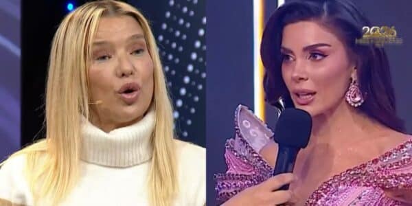 Cata Vallejos durante su participación en Miss Universo Chile antes de responder a Claudia Schmitd