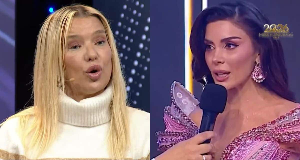 Cata Vallejos durante su participación en Miss Universo Chile antes de responder a Claudia Schmitd