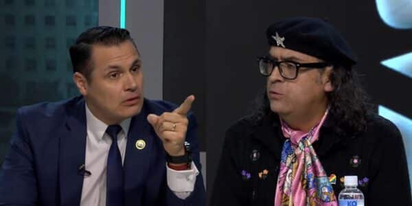 Claudio Crespo y el Che de los Gays discuten en Sin Filtros antes de la salida de cuatro panelistas