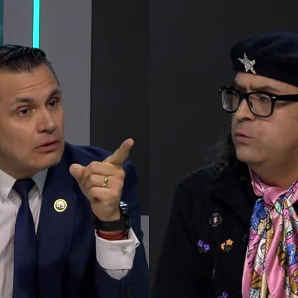Claudio Crespo y el Che de los Gays discuten en Sin Filtros antes de la salida de cuatro panelistas